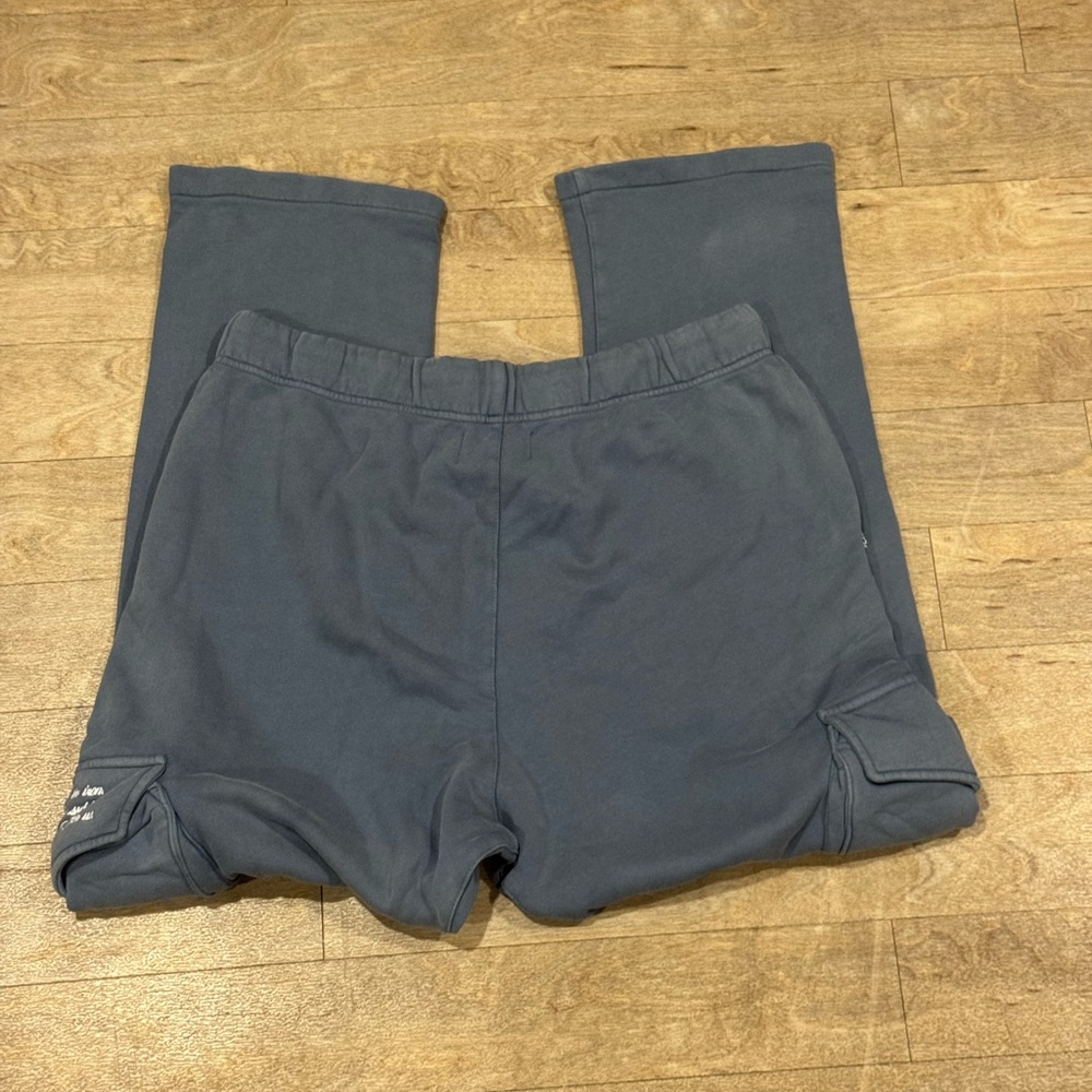 Darc Sport Wolves Cerberus Biglow Cargo Sweatpants Dust Blue Grey Size Large - Picture 4 of 4